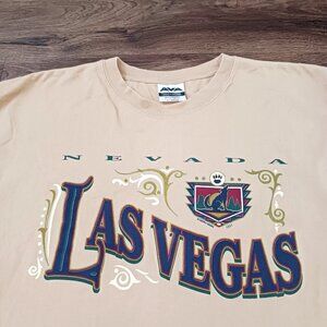 Vintage Las Vegas Nevada Tourist Souvenir Shirt Size XL Cotton Sierra Madre